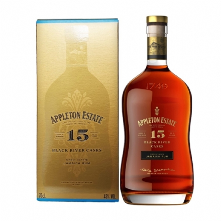 Appleton Estate 15 Year Old Black River Casks Rum 750ml - Liquor Legends New Zealand