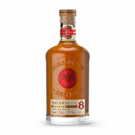 Bacardi 8 Year Old Reserva Ocho Rum 700ml - Liquor Legends New Zealand