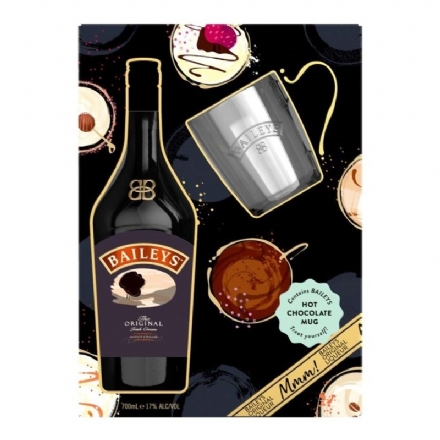 Baileys Irish Cream with Hot Chocolate Mug GiftBox 700ml - Liquor Legends New Zealand