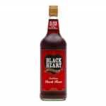 Black Heart Dark Rum 1L - black heart dark rum 1l - 1    - Liquor Legends New Zealand