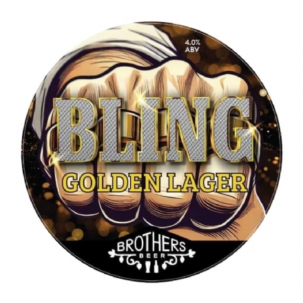Brothers Beer Bling Golden Lager 20L Keg - Liquor Legends New Zealand