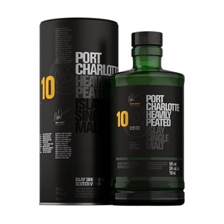 Bruichladdich Port Charlotte 10 Year Old 700ml - Liquor Legends New Zealand
