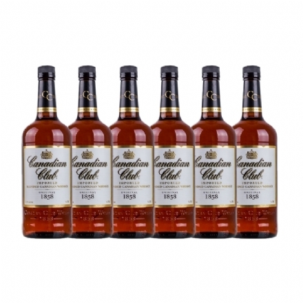Canadian Club 1L 6 Bottles Case Deal - Liquor Legends New Zealand