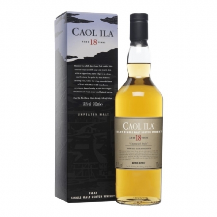 Caol Ila 18 Year Old Unpeated Whisky 700ml - Liquor Legends New Zealand