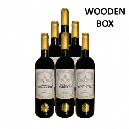 Chateau Le Clou Du Pin Bordeaux Rouge 2021 6 Bottles Case Deal - Liquor Legends New Zealand