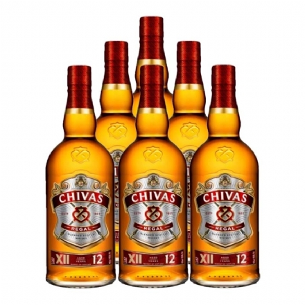 Chivas Regal 12 Year Old 1L 6 Bottles Case Deal - chivas regal 12 year old 1l 6 bottles case deal - 1    - Liquor Legends New Zealand
