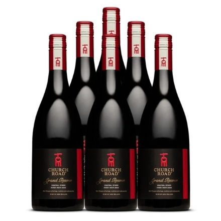 Church Road Grand Reserve Pinot Noir 2023 6 Bottles Case Deal - Liquor Legends New Zealand