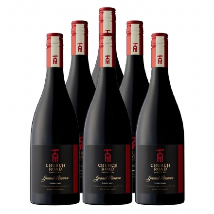 Church Road Grand Reserve Syrah 2021 6 Bottles Case Deal - Liquor Legends New Zealand