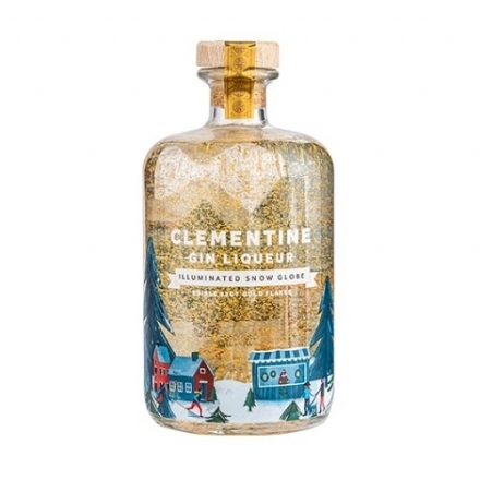 Clementine Gin Liqueur Illuminated Snow Globe 700ml - clementine gin liqueur illuminated snow globe 700ml - 1    - Liquor Legends New Zealand