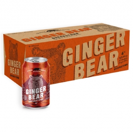 Crimson Badger Ginger Bear 10 Pack Cans 330ml - crimson badger ginger bear 10 pack cans 330ml - 1    - Liquor Legends New Zealand