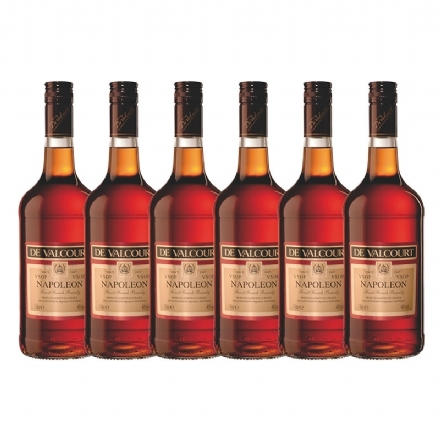 De Valcourt VSOP Brandy 1L 6 Bottles Case Deal - de valcourt vsop brandy 1l 6 bottles case deal - 1    - Liquor Legends New Zealand