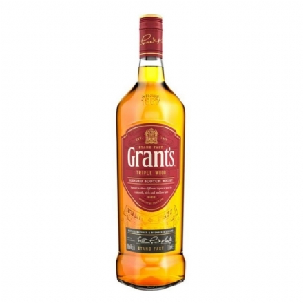 Grants Blended Scotch Whisky 1L - grants blended scotch whisky 1l - 1    - Liquor Legends New Zealand