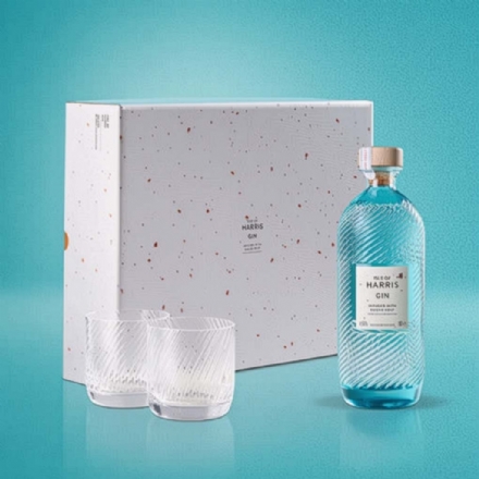Isle of Harris Gin 700ml With 2 Tumbler GiftBox - Liquor Legends New Zealand