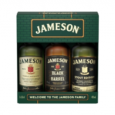 Jameson Irish Whiskey Tasting Kit 3 Pack 50ml - Liquor Legends New Zealand