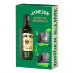 Jameson Irish Whiskey With 2 Glasses Gift Pack 700ml - jameson irish whiskey with 2 glasses gift pack 700ml - 1    - Liquor Legends New Zealand