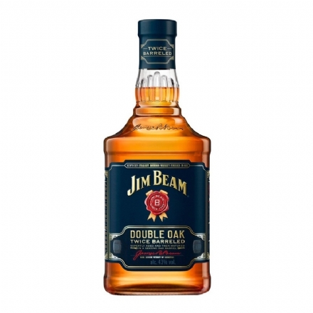 Jim Beam Double Oak Bourbon 1L - jim beam double oak bourbon 1l - 1    - Liquor Legends New Zealand