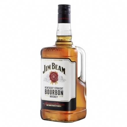 Jim Beam Kentucky Bourbon Whiskey 1.75L - jim beam kentucky bourbon whiskey 175l - 1    - Liquor Legends New Zealand