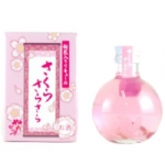 Kitaoka Honten Sakura SaraSara Liqueur 180ml - kitaoka honten sakura sarasara liqueur 500ml - 1    - Liquor Legends New Zealand
