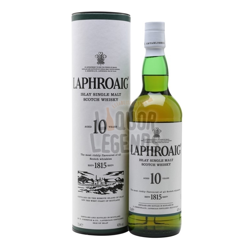 LAPHROGOAIG10years 700ml 40℃ 12本セット❤️ Laphroaig 10 Years Islay Single Malt Scotch