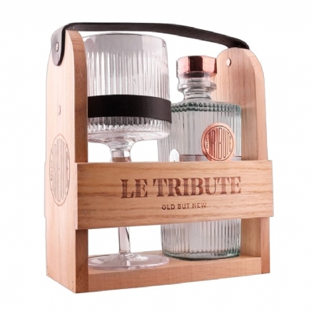 Le Tribute Gin With Balloon Glass Giftbox 700ml - Liquor Legends New Zealand