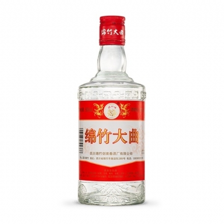 Mian Zhu Da Qu 红标绵竹大曲 500ml - mian zhu da qu 500ml - 1    - Liquor Legends New Zealand
