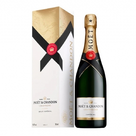Moet & Chandon Imperial Brut Champagne With Giftbox - Liquor Legends New Zealand