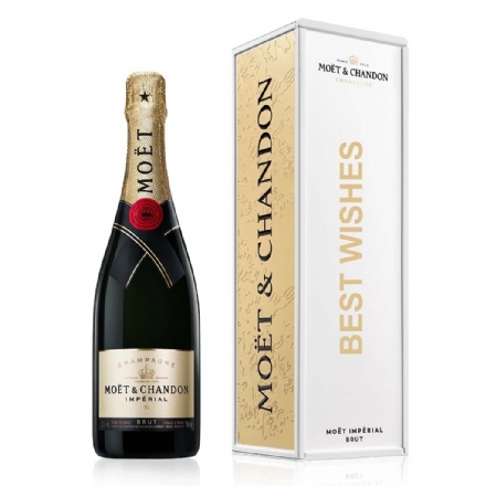 Moet & Chandon Imperial Brut Champagne With Tin GiftBox - Liquor Legends New Zealand