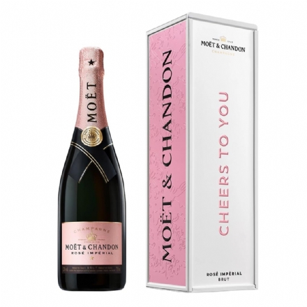 Moet & Chandon Rose Imperial Champagne With Tin GiftBox - Liquor Legends New Zealand