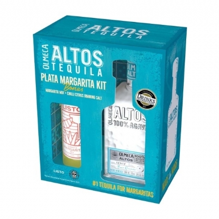 Olmeca Altos Plata Tequila Margarita Mix Giftbox 700ml - Liquor Legends New Zealand