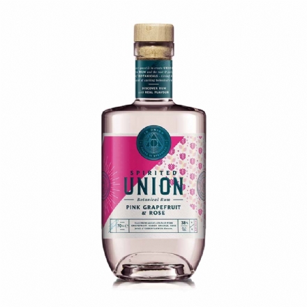 Spirited Union Pink Grapefruit & Rose Botanical Rum 700ml - Liquor Legends New Zealand