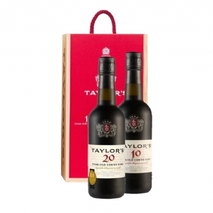 Taylors 10 Year and 20 Year Old Twin Pack Gift Box 375ml - Liquor Legends New Zealand