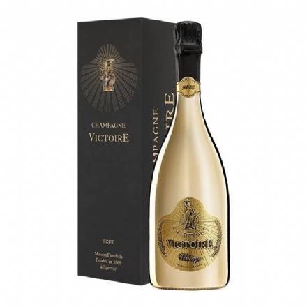 Victoire Cuvee Gold Champagne Vintage 2015 750ml - Liquor Legends New Zealand