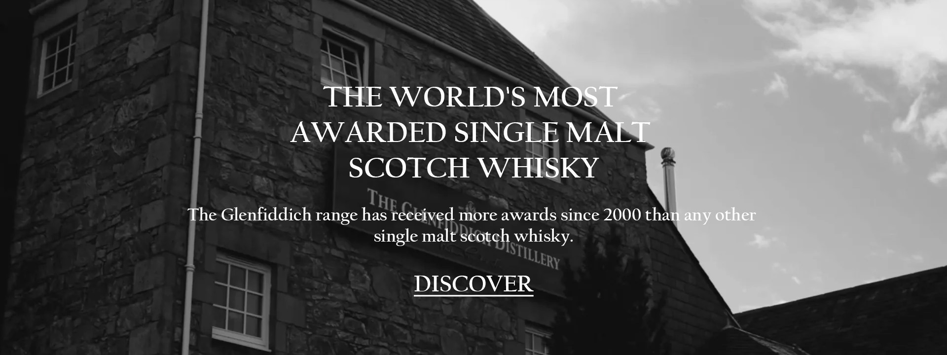 Glenfiddich Single Malt Scotch Whisky Collection Banner