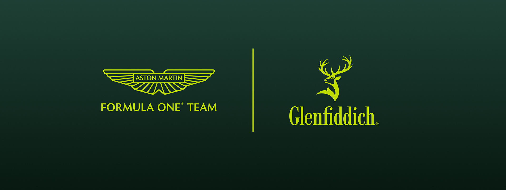 Glenfiddich X Aston Martin F1 Team Limited Edition Whisky Banner