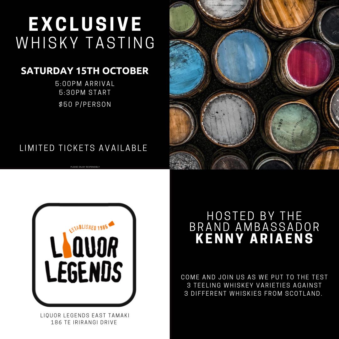 Irish VS Scottish Whiskey/Whisky Exclusive Tasting Event