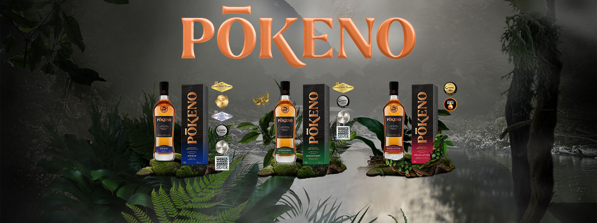 Pokeno NZ Single Malt Whisky Collection